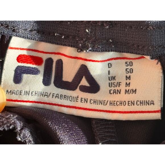 FILA Track Pants Jogger Style Logo Drawstring Navy Blue Men's M 38 inches Long - Picture 3 of 16